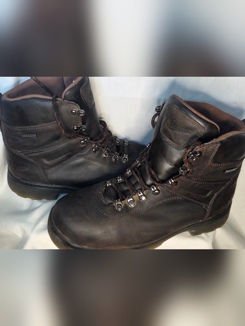 Danner Men's Ironsoft 6" Brown Work Boot Waterproof Style 14733 Steel Toe Sz 9